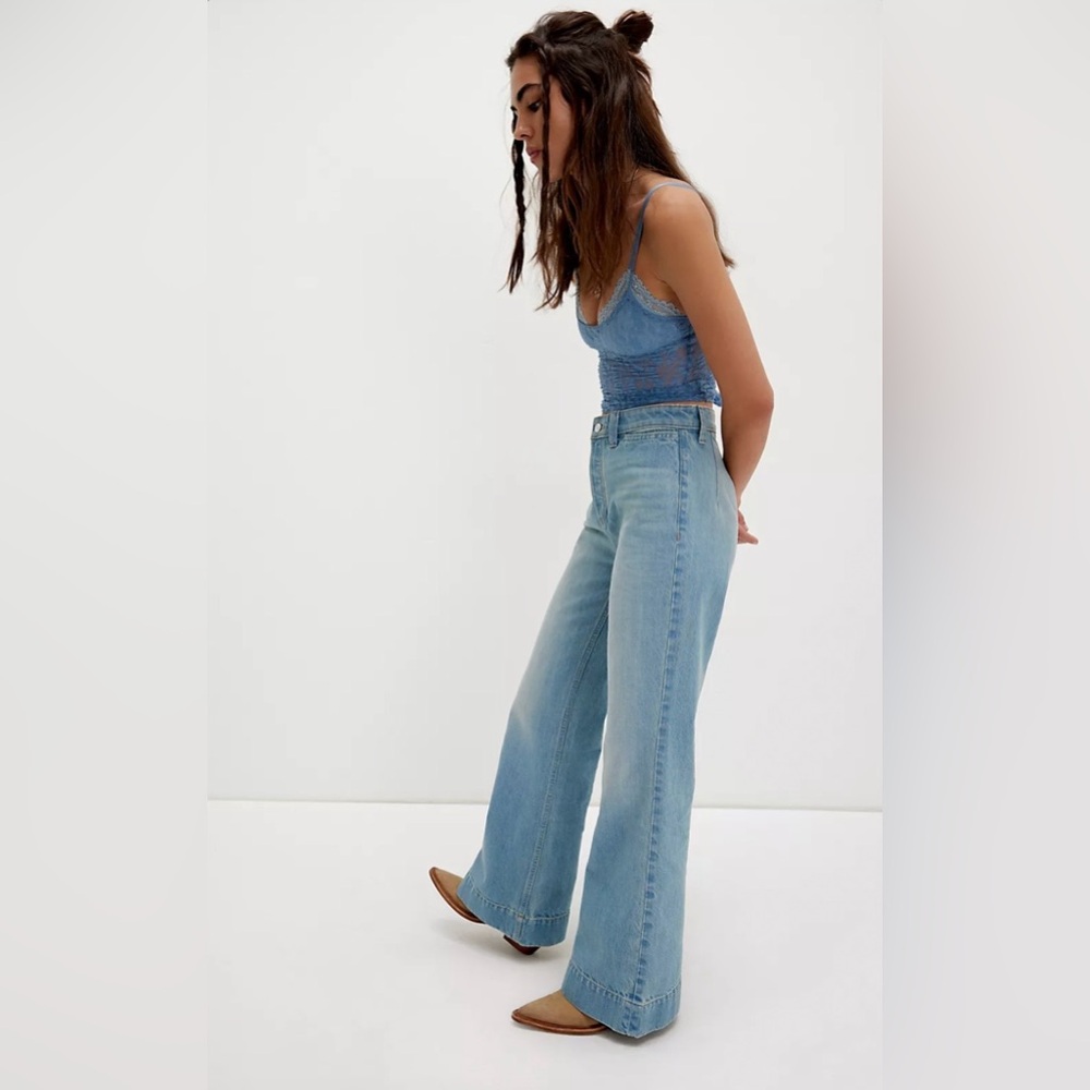 ▪️NWT Free People Cerine Relaxed Bootcut Jeans